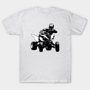 ATV Raptor Black and White T-Shirt